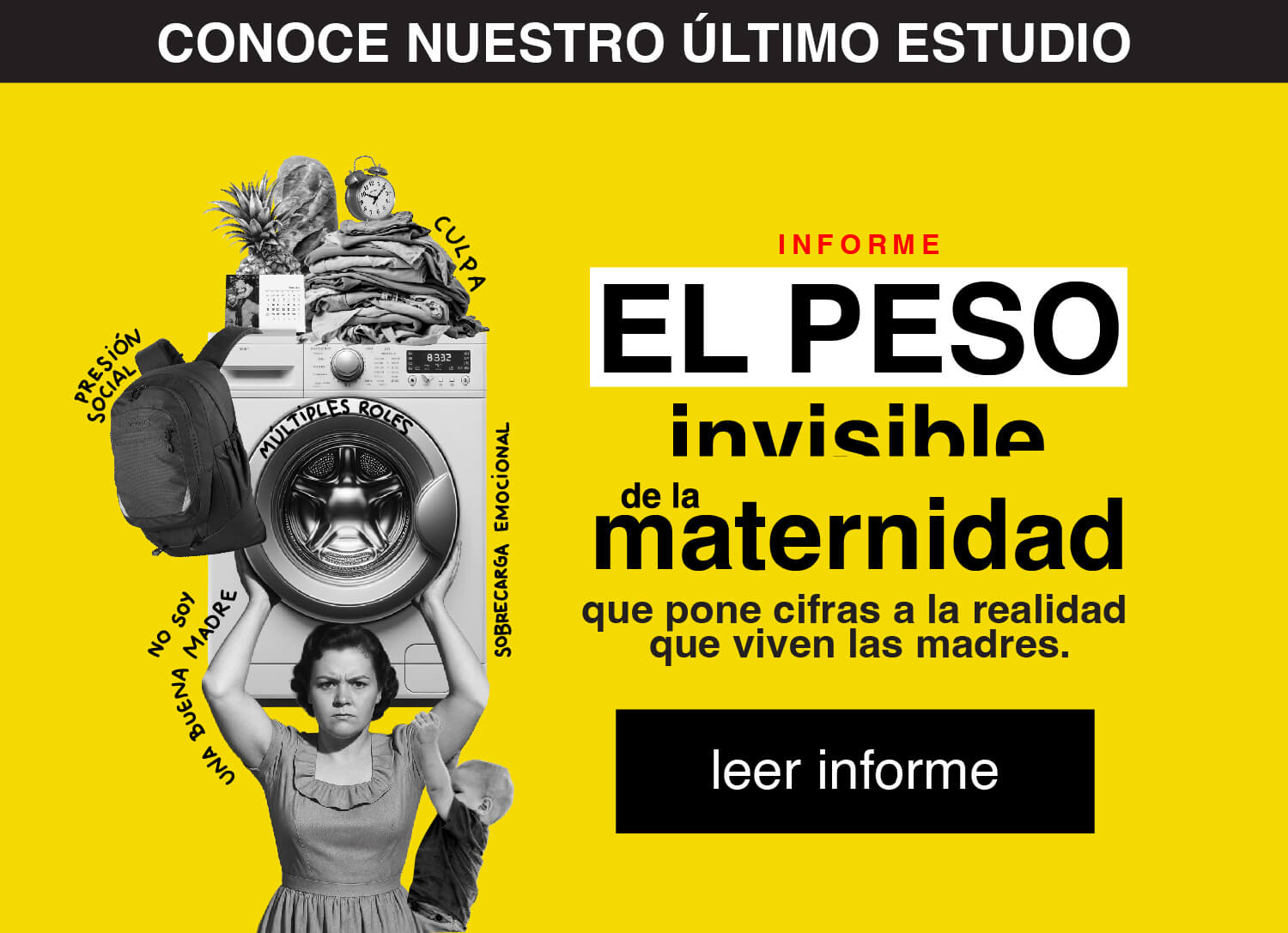 estudio peso invisible maternidad