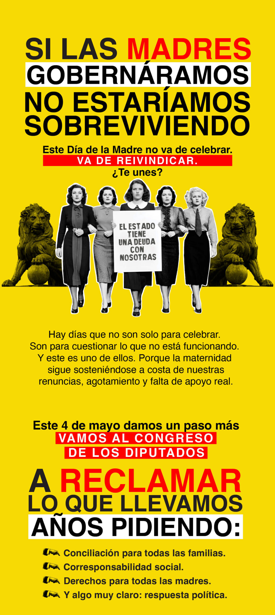 dia de la madre en el congreso